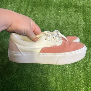 Womens Vans Era Platform Pastel Twill Colorblock Sneakers Shoes Womens Size 8.5